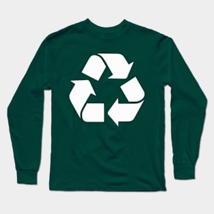 Recycling Logo Recycle Symbol Earth Day Boys Girls Men Women Long Sleeve T-Shirt